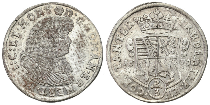 Germany
Germany, Saxony-Weimar. Johann Ernst (1662-1683). 2/3 thaler 1678, Weim...