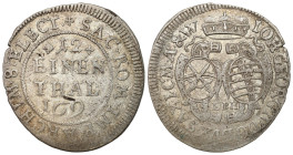 Germany
Germany, Saxony. John George IV (16911694). 1/12 thaler 1693 EPH, Leipzig 

Ciemna patyna.&nbsp;

Details: 3,25 g Ag 
Condition: 3 (VF) ...