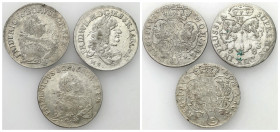 Germany
Germany, Prussia. Szstak 1683, 1753, 1754, E, Knigsberg, set of 3 coins 

Przyzwoicie zachowane. Jedna sztuka w stanie 2 (1683).&nbsp;

L...