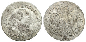 Germany
Germany, Prussia. Frederick II (17401786). Szstak 1754 E, Knigsberg 

Końcówka napisu na rewersie PRVS.Dużo połysku.&nbsp;

Details: 2,97...