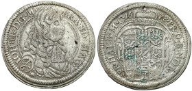 Germany
Germany, Brandenburg-Ansbach. John Fryderyk (16671686). 1/6 thaler 1678, Schwabach 

Reszki połysku.&nbsp;

Details: 5,99 g Ag 
Conditio...