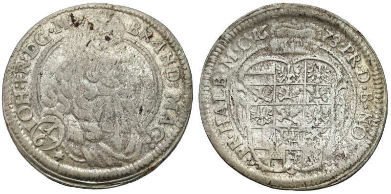 Germany
Germany, Brandenburg-Ansbach. John Fryderyk (16671686). 1/6 thaler 1678...