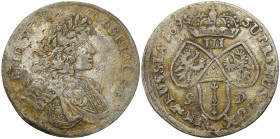 Germany
Germany, Prussia. 3 grosze 1695 SD, Knigsberg 

Patyna, delikatny osad, resztki połysku.&nbsp;

Details: 1,86 g Ag 
Condition: 3 (VF ) ...