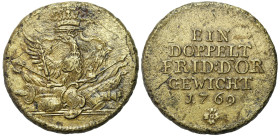 Germany
Germany. Brandenburg-Preuen. Friedrich II. (1740-1786). Weight ein doppelt louis d'or passir gewicht 

Ślady lakieru na powierzchni.

Det...