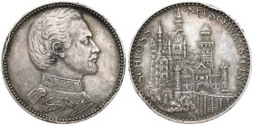 Germany
Germany, Bayern Ludwig II (1864-1886). Medal without date in honor of the king and Neuschwanstein Castle 

Punktowe manipulacje na rancie.&...