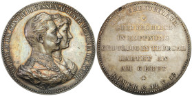 Germany
Germany, Wilhelm II (18881918). Medal 1890 - marriage of William II with Augusta Victoria 1890 
AW: Popiersia pary cesarskiej w prawo, w oto...