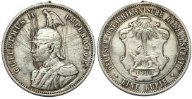 Germany
Germany, DOA, East Africa. 1 rupee 1890 

Moneta lekko czyszczona, ryski.&nbsp;Rzadsza.&nbsp;Ślad po zawieszce na godzinie 12.&nbsp;

Det...
