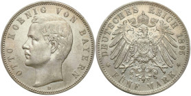 Germany
Germany, Bavaria. 5 marks 1895 D, Munich 

Moneta czyszczona.&nbsp;

Details: 27,6 g Ag 
Condition: 3 (VF ) 
Literature: AKS 201; Jaege...