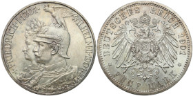 Germany
Germany, Prussia. 5 marks 1901 A, Berlin 

Wybite na 200. rocznicę ustanowienia Królestwa Prus.Subtelna patyna, pięknie zachowany egzemplar...