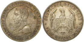 Germany
Germany. Weimar. 5 marks 1927 F, Stuttgart, University of Tubingen - RARE 

Wybite na 450-lecie Uniwersytetu w Tübingen. Przepiękna, koloro...