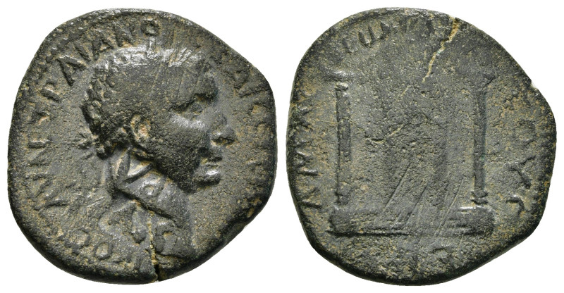 PONTOS. Amaseia. Trajan (98-117). Ae.
Obv: AY NE TPAIANOC KAI CE ΓEP ΔAKIKOC.
La...