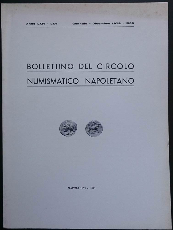 Bollettino del Circolo Numismatico Napoletano. Anno LXIV-LXV Gennaio-Dicembre 19...
