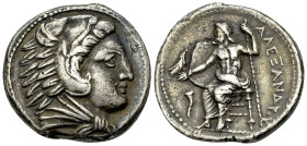 Alexander III 'the Great' AR Tetradrachm, Amphipolis 

Kings of Macedon. Alexander III 'the Great' (336-323 BC). AR Tetradrachm (25-26 mm, 16.94 g),...