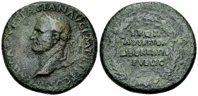 Vespasianus AE Sestertius, very rare 

Vespasianus (69-79 AD). AE Sestertius (32-33 mm, 25.23 g), Rome, 71.
Obv. IMP CAES VESPASIAN AVG P M TR P P ...