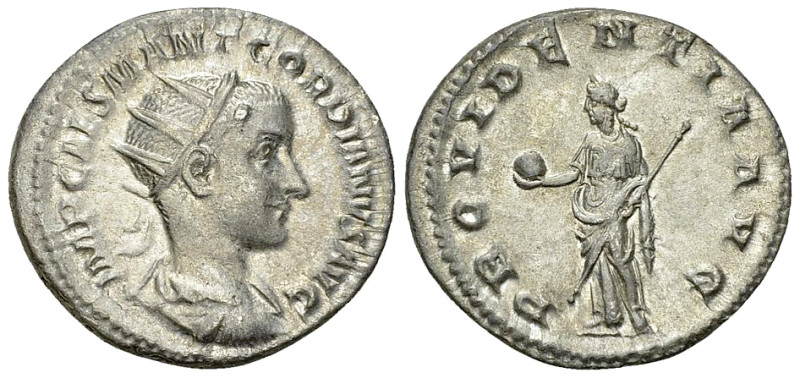 Gordianus III AR Antoninianus, Providentia reverse 

Gordianus III (238-244 AD...