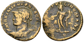Galerius Caesar AE Nummus, very rare 

Galerius Caesar (293-305 AD). AE Nummus (25 mm, 9.82 g). Treveri, c. 298/299.
Obv. MAXIMIANVS NOB CAES, Laur...