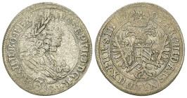 Joseph I, AR Groschen 1707 FN, Breslau 

RDR. Joseph I (1705-1711). AR Groschen 1707 FN (1.60 g), Breslau.
Her. 216.

Fast sehr schön.