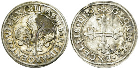 Strasbourg, AR 12 Kreuzer s.d. 

France, Strasbourg. AR 12 Kreuzer s.d. (1600-1650) (28 mm, 5.40 g).
 Slg. Voltz 581.

TTB.