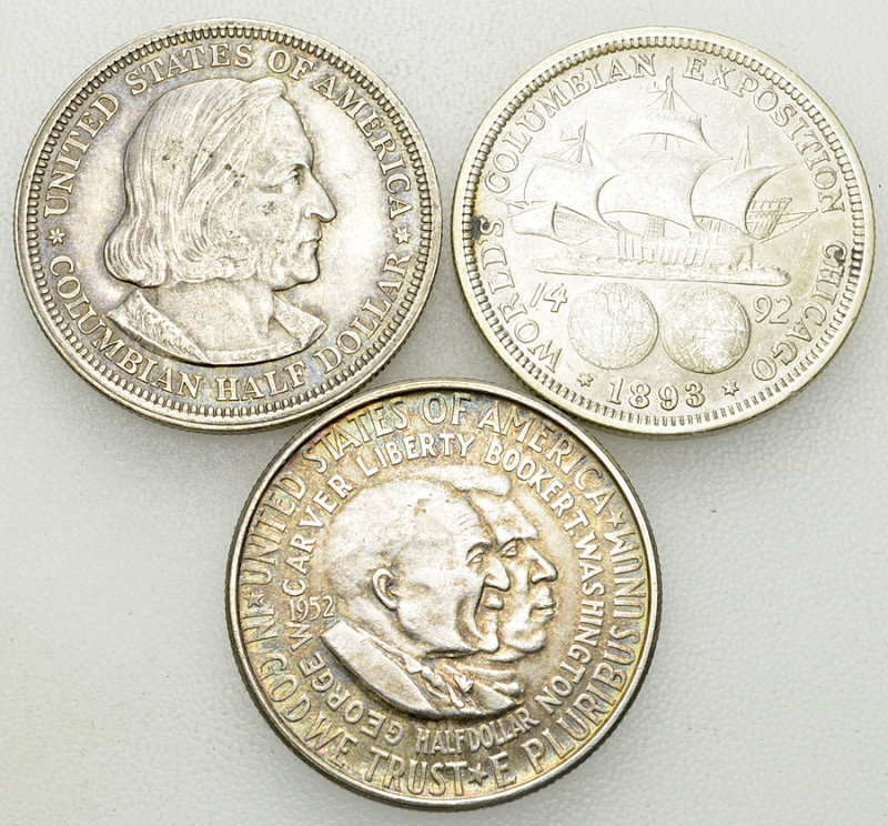 USA, Lot of 3 commemorative AR Half Dollars 

USA. Lot of 3 (three) commemorat...