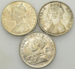 India, British, Lot of 3 AR Rupees 

India, British. Lot of 3 (three) AR Rupees: 1882, 1892, and 1919.

Extremely fine and better. (3)

Lot sold...