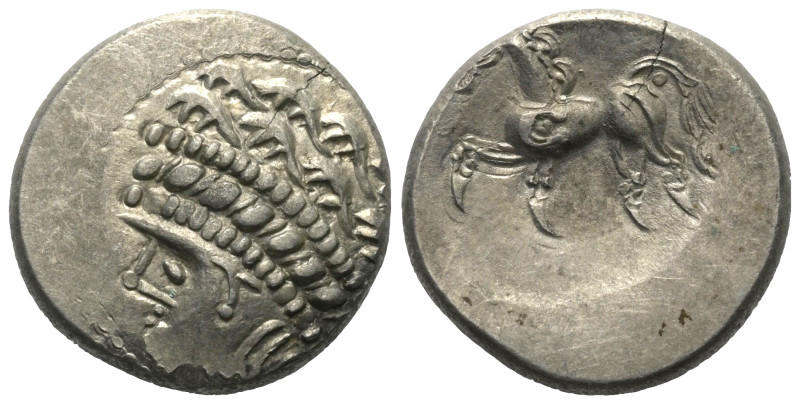 Ostkelten. Noricum. Ostnoricum.

 Tetradrachme (Silber).
Typ Samobor / A.

...