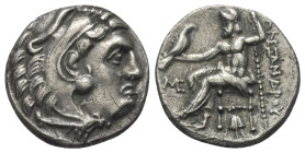 Königreich Makedonien. Alexander III. der Große (336 - 323 v. Chr.).

 Drachme (Silber). Ca. 310 - 301 v. Chr. Abydos.
Vs: Kopf des jugendlichen He...