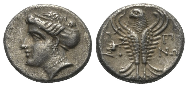 Paphlagonien. Sinope.

 Hemidrachme (Silber). Ca. 330 - 250 v. Chr.
Vs: Kopf ...