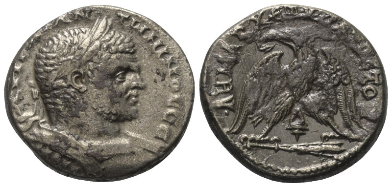 Phönikien. Tyros. Caracalla (197 - 217 n. Chr.).

 Tetradrachme (Silber). Ca. ...