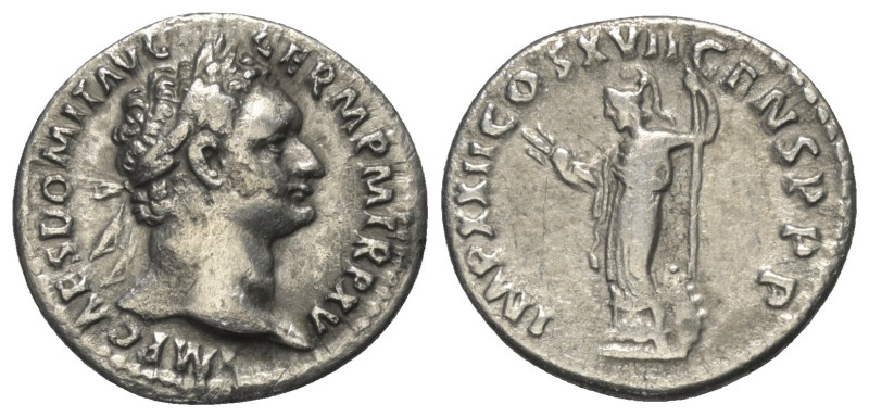 Domitianus (81 - 96 n. Chr.).

 Denar (Silber). 95 - 96 n. Chr. Rom.
Vs: IMP ...