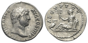Hadrianus (117 - 138 n. Chr.).

 Denar (Silber). 134 - 138 n. Chr. Rom.
Vs: HADRIANVS AVG COS III P P. Kopf rechts.
Rs: AEGYPTOS. Aegyptus mit Sis...