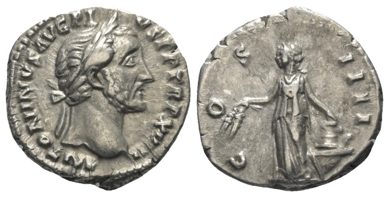 Antoninus Pius (138 - 161 n. Chr.).

 Denar (Silber). 154 - 155 n. Chr. Rom.
...