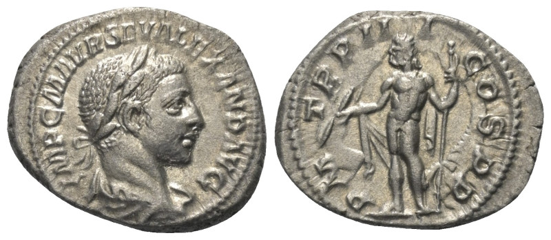 Severus Alexander (222 - 235 n. Chr.).

 Denar (Silber). 224 n. Chr. Rom.
Vs:...