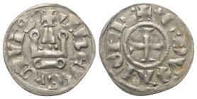 Achaia - Fürstentum. Guy I. de La Roche (1280 - 1287).

 Denar (Silber).
Vs: + G DVX ATENIS. Kreuz.
Rs: + ThEBE CIVIS. Stilisiertes Kastell.

18...