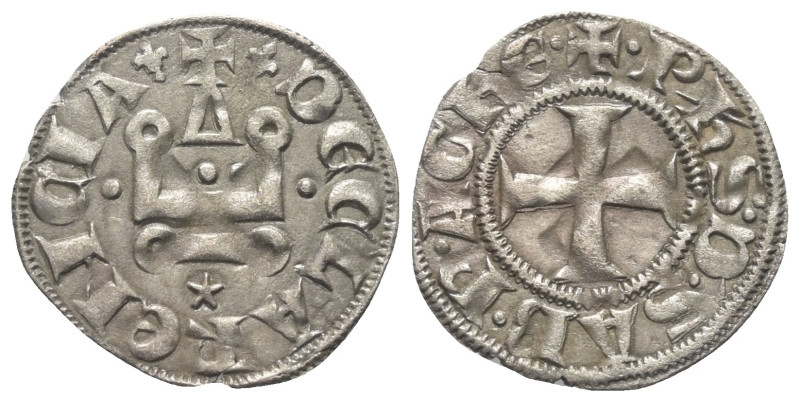 Achaia - Fürstentum. Philipp von Savoyen (1301 - 1307).

 Denar (Silber).
Vs:...