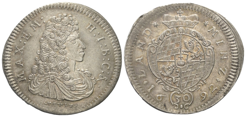 Bayern. Kurfürstentum (1623 - 1806). Maximilian II. Emanuel (1679 - 1704/05 und ...