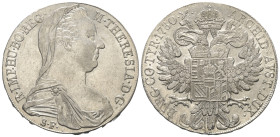 Habsburger bis 1806. Maria Theresia (1740 - 1780).

 Taler (Silber). 1815 - 1828. Mailand.
Vs: Verschleierte Büste mit Diadem rechts. Darunter Sigl...
