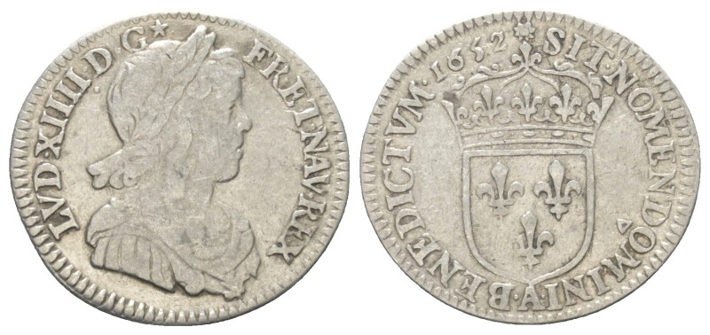Frankreich. Königreich. Ludwig XIV. (1643 - 1715).

 5 Sols = 1/12 d'Écu (Silb...