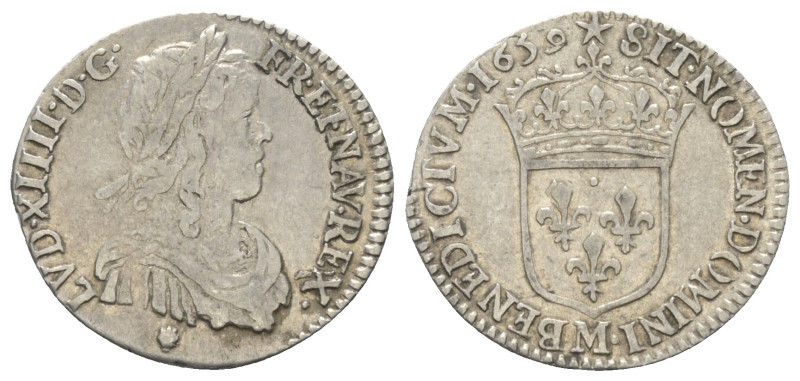 Frankreich. Königreich. Ludwig XIV. (1643 - 1715).

 5 Sols = 1/12 d'Écu (Silb...