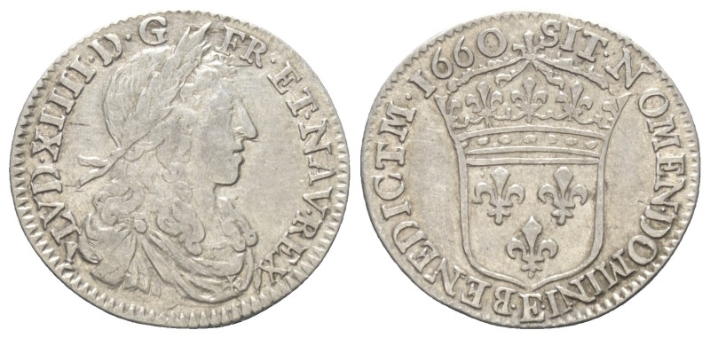 Frankreich. Königreich. Ludwig XIV. (1643 - 1715).

 5 Sols = 1/12 d'Écu (Silb...