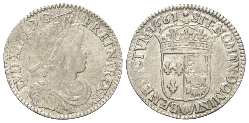 Frankreich. Königreich. Ludwig XIV. (1643 - 1715).

 5 Sols = 1/12 d'Écu (Silb...