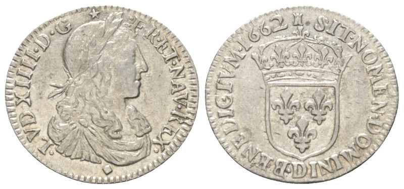 Frankreich. Königreich. Ludwig XIV. (1643 - 1715).

 5 Sols = 1/12 d'Écu (Silb...
