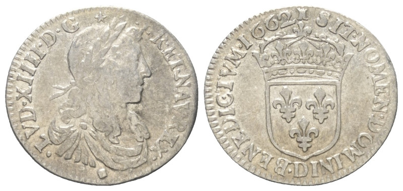 Frankreich. Königreich. Ludwig XIV. (1643 - 1715).

 5 Sols = 1/12 d'Écu (Silb...