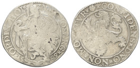 Niederlande. Vereinigte Provinzen. Holland.

 Löwentaler (Silber). 1589.
Vs: Ritter im Harnisch hinter Schild stehend.
Rs: Steigender Löwe nach li...