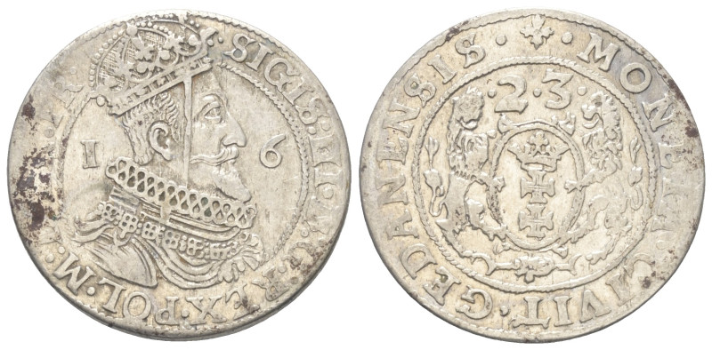Polen. Danzig - Freie Stadt. Sigismund III. Wasa (1587 - 1632).

 Ort. 1623. D...