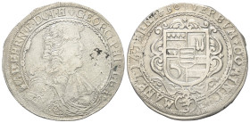 Schweiz. Graubünden. Herrschaft Haldenstein.

 2/3 Taler = Gulden (Silber). 1690 (geändert aus 1680). Haldenstein.
Georg Philipp von Schauenstein (...