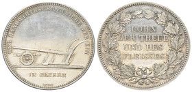 Deutschland. Bayern. Ludwig II. (1864 - 1886).

 Medaille (Silber). ohne Jahr.
'Lohn der Treue und des Fleisses' des landwirtschaftlichen Vereins i...