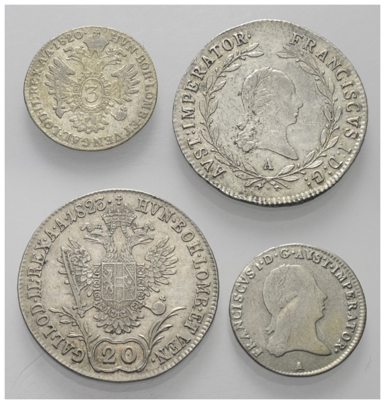 Österreich - Lots.


Habsburger. Franz II. (I.) (1792 - 1835).

Lot (4 Stüc...