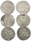 Islam - Lots.


Rum-Seldschuken.
Gemischt.

Lot (3 Stück, Silber): 
Dirhams.

Ein Exemplar gelocht, fast sehr schön.

Verkauft wie besehen,...