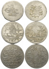 Islam - Lots.


Osmanen.
Abdülhamid I. (1187 - 1203 H. / 1774 - 1789) und Selim III. (1203 - 1222 H. / 1789 - 1807).

Lot (3 Stück, Silber): 
1...