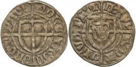 Teutonic Order. Paul I Bellitzer (1422-1441). Schilling (szelag)

Ładnie wybity egzemplarz, patyna.
Waga/Weight: 1,49 g Ag Metal: Średnica/diameter...